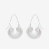Lunar Drop Earrings in Sterling Silver