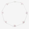 Pink Sapphire 7 Coil Necklace